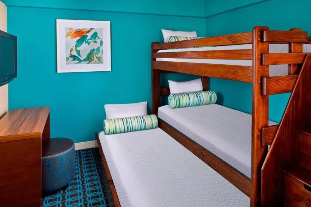 Family Suite bunk bed with trundle at Fairfield Inn & Suites in the Marriott Village